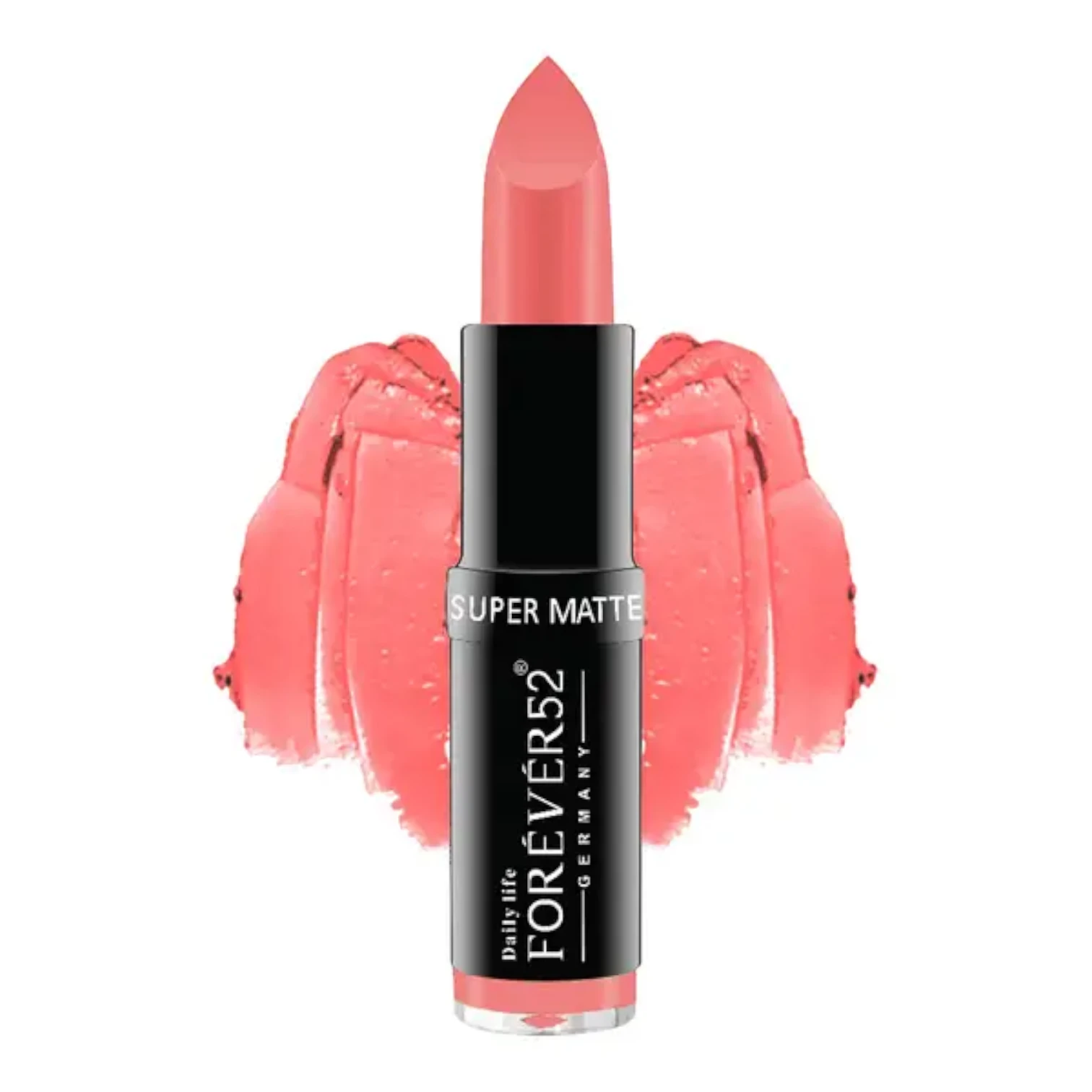 Forever52 Matte Long Lasting Lipstick – MLS006, Highly Pigmented Creamy Matte Finish, Food-Proof, Comfortable Wear, Long-Lasting Lip Color – 3.8g - Damoo