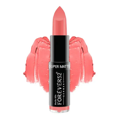 Forever52 Matte Long Lasting Lipstick – MLS006, Highly Pigmented Creamy Matte Finish, Food-Proof, Comfortable Wear, Long-Lasting Lip Color – 3.8g - Damoo