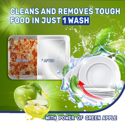 ECOLYTE Platinum Antibacterial Dishwashing Liquid – Pack of 2 (Green Apple & Lavender, 1L Each) | 5+ Action Formula | Grease Remover, No Residue, All-Purpose Kitchen Cleaner - Damoo