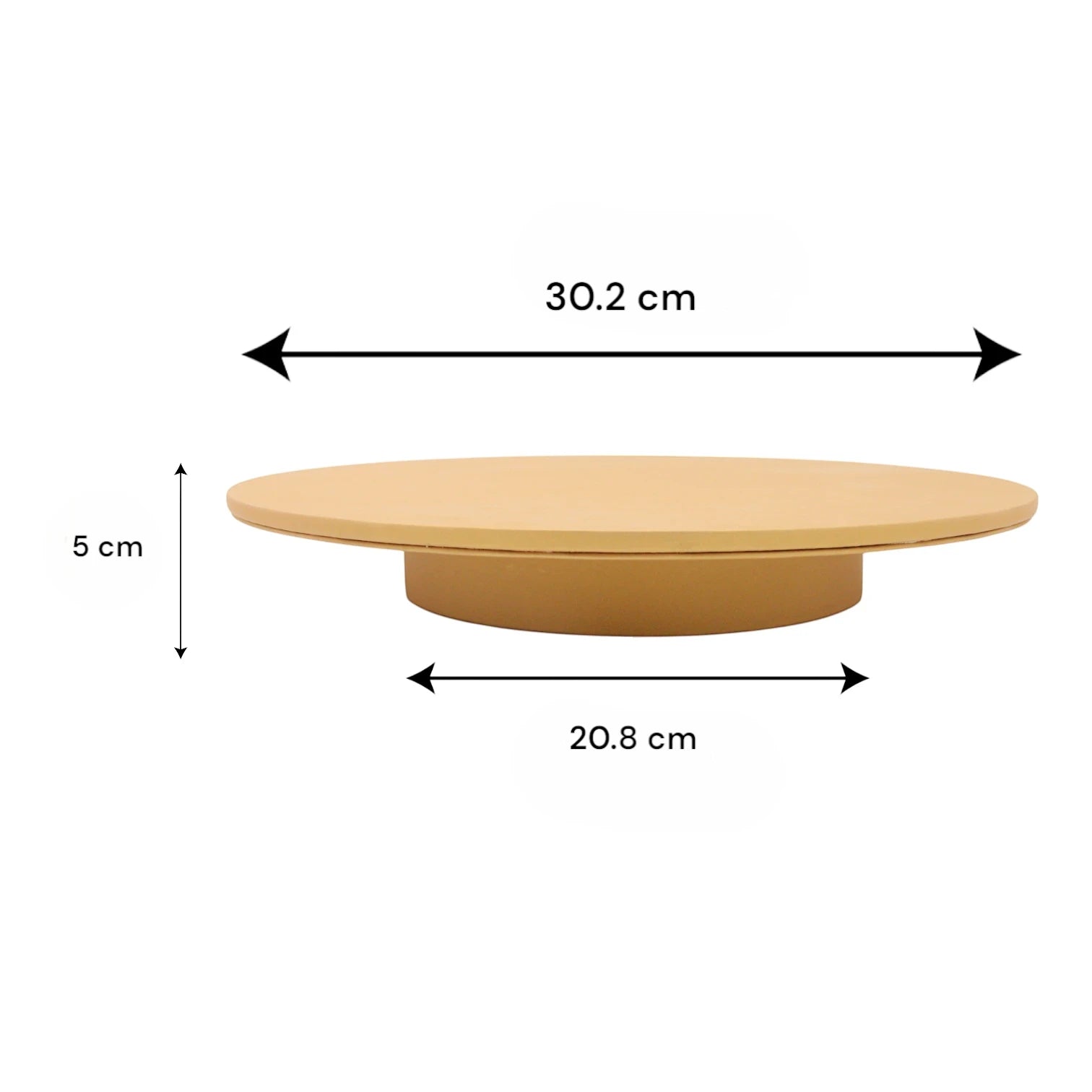 Elegant Leather Round Cake Stand – Large Luxury Dessert Display for Special Occasions & Stylish Serving - Damoo