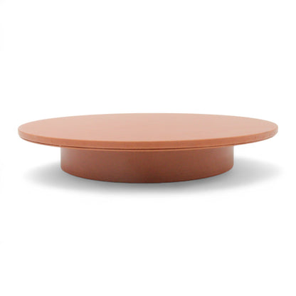 Elegant Leather Round Cake Stand – Large Luxury Dessert Display for Special Occasions & Stylish Serving - Damoo