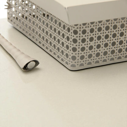Elegant Palm-Inspired Multipurpose Tray | Modern Square Design with Metallic Base | Ideal for Serving, Decor, or Gifting - Damoo