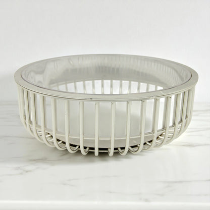 Elegant Silver Cake Server with Dome Lid – Al Fursan Modern Classic Collection (AF-30CS-8) – Stylish Dessert Stand for Parties, Events, and Home Display - Damoo