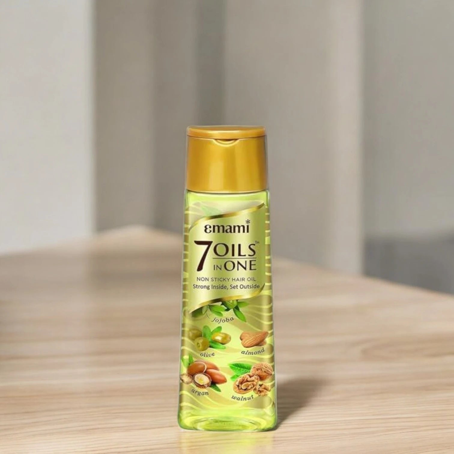 Emami 7-in-1 Ayurvedic Hair Oil – 100ml | Strengthens, Repairs & Nourishes with Argan, Almond, Amla & More | Anti-Dandruff, Non-Sticky Hair Oil for All Hair Types - Damoo