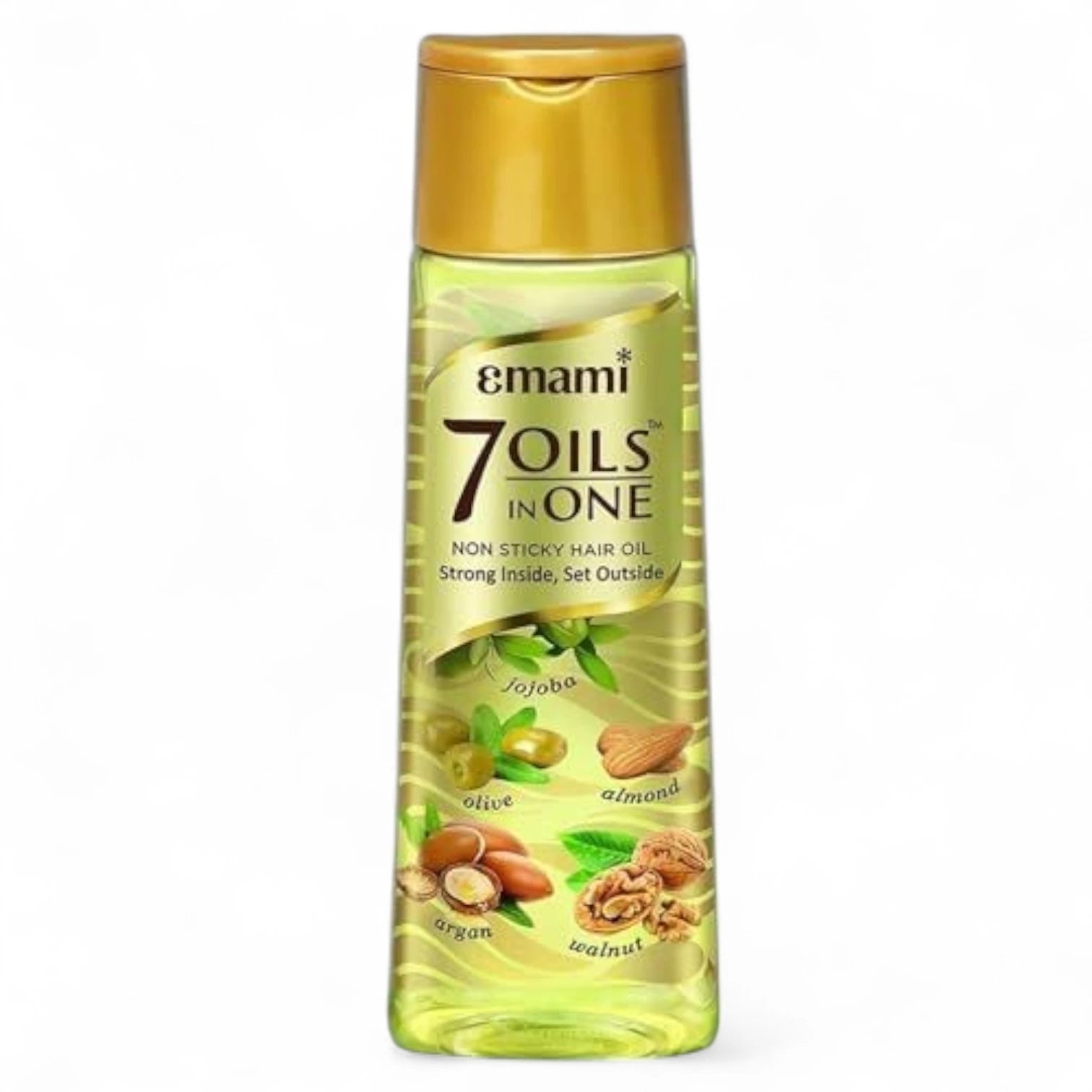 Emami 7-in-1 Ayurvedic Hair Oil – 100ml | Strengthens, Repairs & Nourishes with Argan, Almond, Amla & More | Anti-Dandruff, Non-Sticky Hair Oil for All Hair Types - Damoo