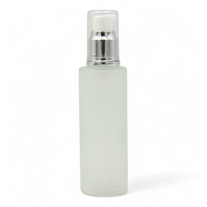 Empty Refillable Spray Bottle 80ML – Matte Finish with Silver Head & Clear Cap | Portable Bottle for Oils & Lotions - Damoo