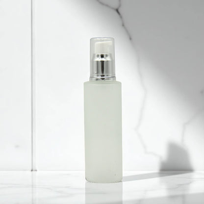 Empty Refillable Spray Bottle 80ML – Matte Finish with Silver Head & Clear Cap | Portable Bottle for Oils & Lotions - Damoo