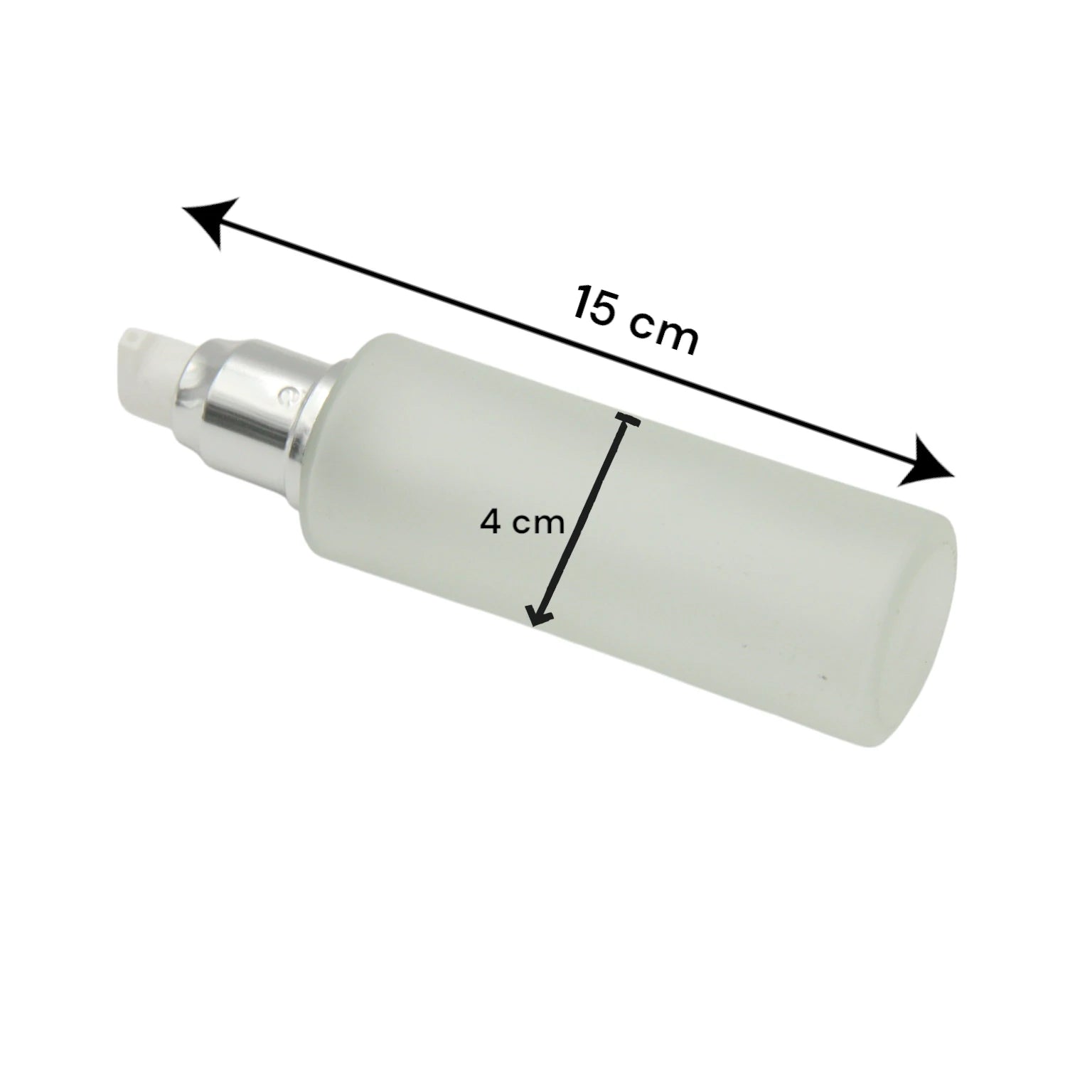 Empty Refillable Spray Bottle 80ML – Matte Finish with Silver Head & Clear Cap | Portable Bottle for Oils & Lotions - Damoo