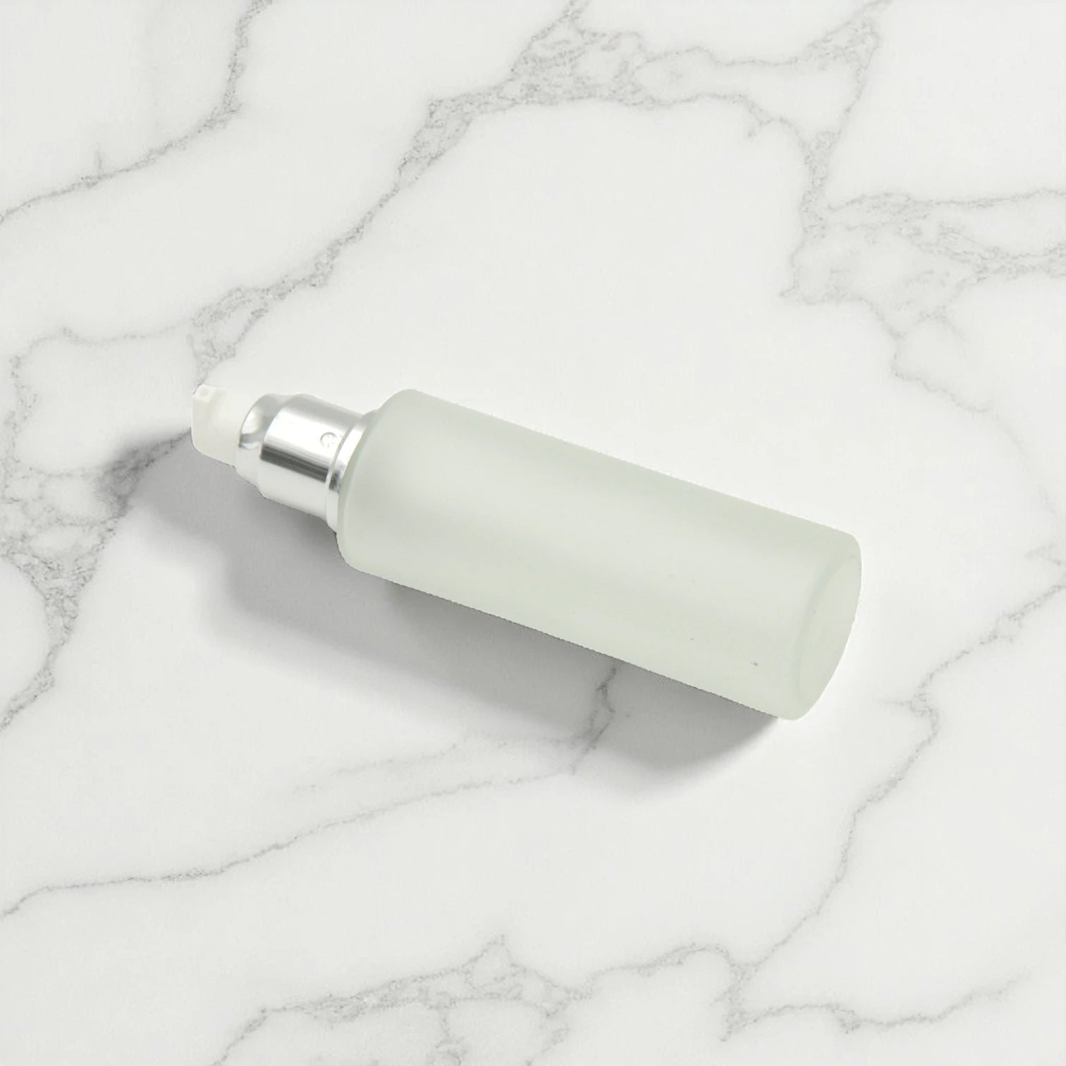 Empty Refillable Spray Bottle 80ML – Matte Finish with Silver Head & Clear Cap | Portable Bottle for Oils & Lotions - Damoo