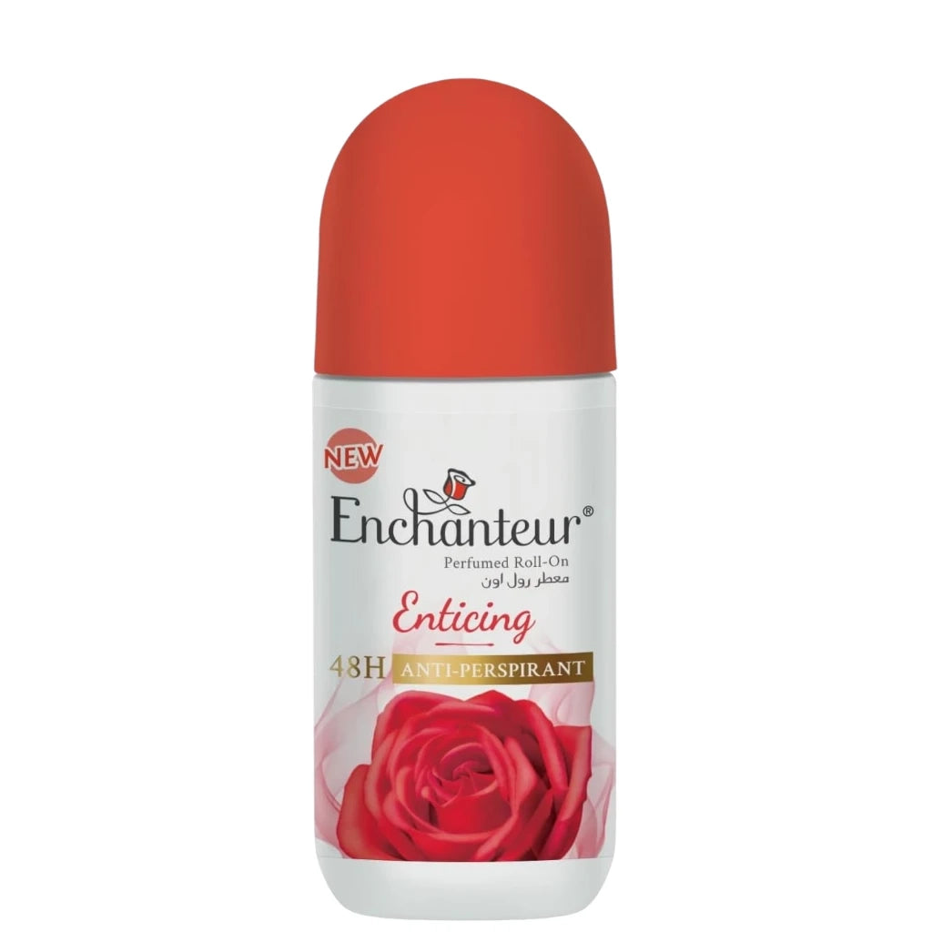 Enchanteur Enticing Roll-On Deodorant – 50ml Anti-Perspirant with 48-Hour Odor Protection – Quick-Dry, Non-Sticky Formula with Signature Scent for All-Day Freshness - Damoo