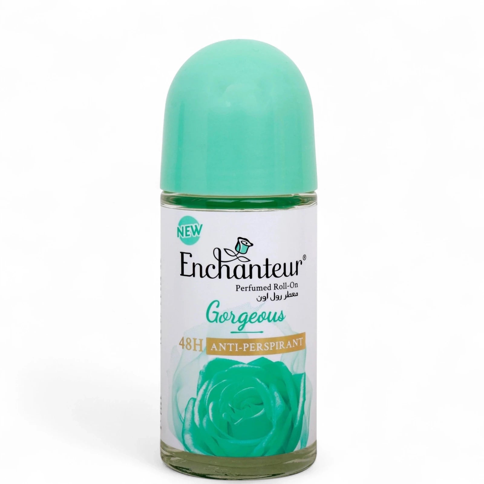 Enchanteur Gorgeous Perfumed Deo Roll-On – 50ml Long-Lasting Odor Protection with Signature Fragrance – Quick-Dry, Non-Sticky Deodorant for Women - Damoo