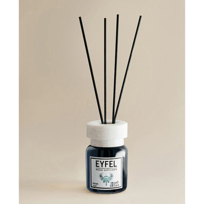 EYFEL Angel Reed Diffuser – 120ML Scented Home Fragrance | Long-Lasting Aroma with Modern Black Design | Elegant Room Freshener for Home, Office & Bathroom - Damoo
