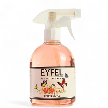 EYFEL Bahar Bahçe (Spring Garden) Room Spray Air Freshener – 500ml Long-Lasting Floral & Fresh Green Fragrance with Essential Oils – Multi-Purpose Odor Eliminator for Home, Office & Bathroom - Damoo