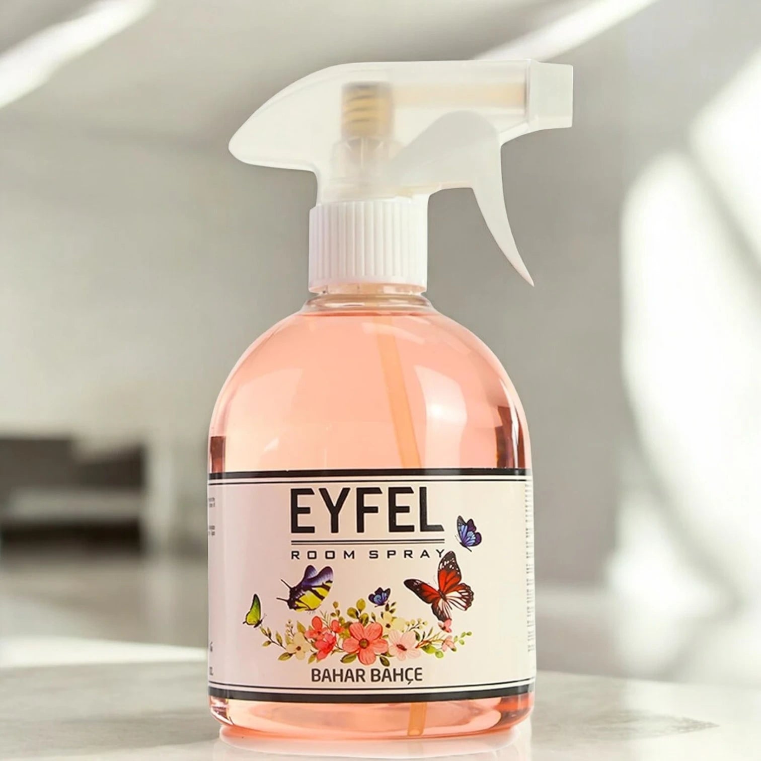 EYFEL Bahar Bahçe (Spring Garden) Room Spray Air Freshener – 500ml Long-Lasting Floral & Fresh Green Fragrance with Essential Oils – Multi-Purpose Odor Eliminator for Home, Office & Bathroom - Damoo