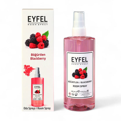 EYFEL Blackberry Room Spray – 400ml - Long-Lasting Mixed Berry Air Freshener for Home & Office - Fruity Scent with Blackberry & Raspberry Notes - Damoo