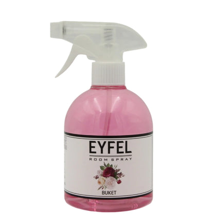 EYFEL Buket Room Spray Air Freshener – 500ml Long-Lasting Floral Scent with Mood-Calming Aromatherapy Notes – Ideal for Home, Office, Bedroom & Bathroom - Damoo