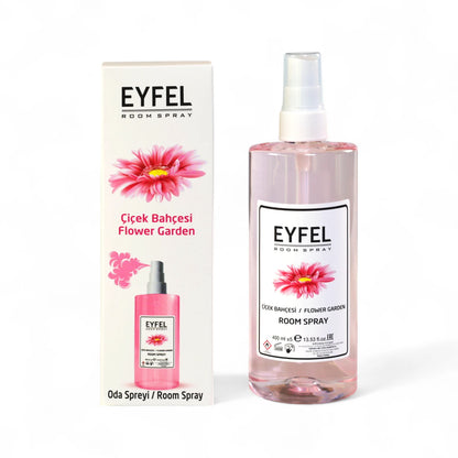 Eyfel Flower Garden Room Spray 400ml Air Freshener - Blooming Floral Fragrance for Home & Office - Long-Lasting Scent - Damoo