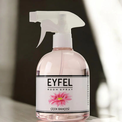 EYFEL Flower Garden Room Spray Air Freshener – 500ml Long-Lasting Floral Scent for Home, Office, Bathroom & Bedroom – Fresh, Lively Fragrance with Essential Oils – Odor Eliminator Spray - Damoo