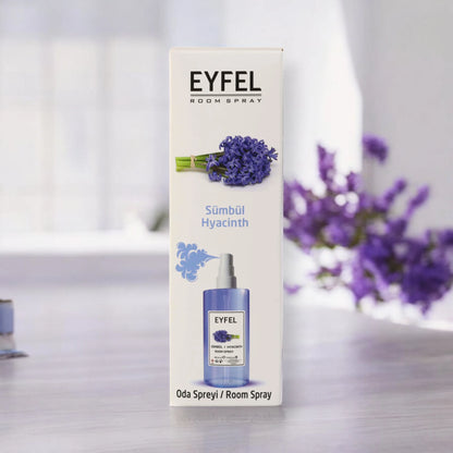 EYFEL Hyacinth Room Spray – 400ml - Spring-Inspired Floral Air Freshener with Sweet Hyacinth Notes - Long-Lasting Freshness for Home & Office - Damoo