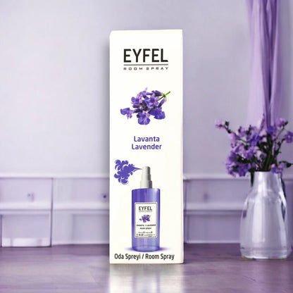Eyfel Lavender Room Spray 400ml - Calming Floral Aromatherapy Mist for Home & Office - Long-Lasting Natural Air Freshener - Damoo