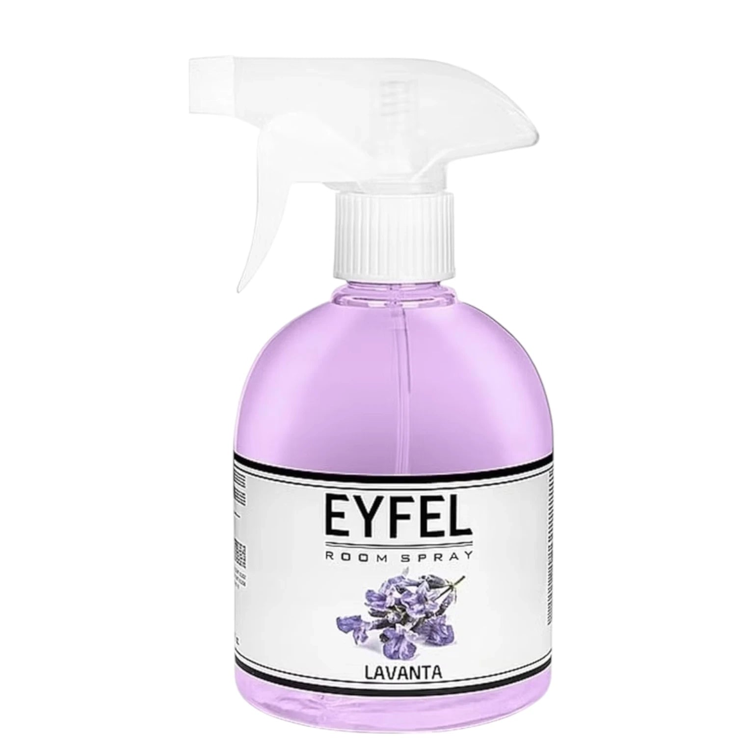EYFEL Lavender Room Spray Air Freshener – 500ml Long-Lasting Soothing Floral Fragrance with Essential Oils – Pump Spray Odor Eliminator for Home, Office, Bedroom & Bathroom - Damoo