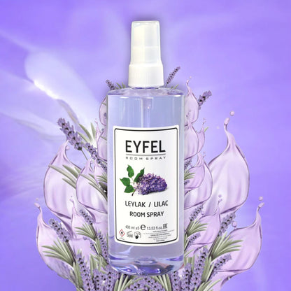 EYFEL Lilac Room Spray 400ml - Romantic Floral Air Freshener - Long-Lasting Spring-Inspired Scent for Home & Office - Damoo