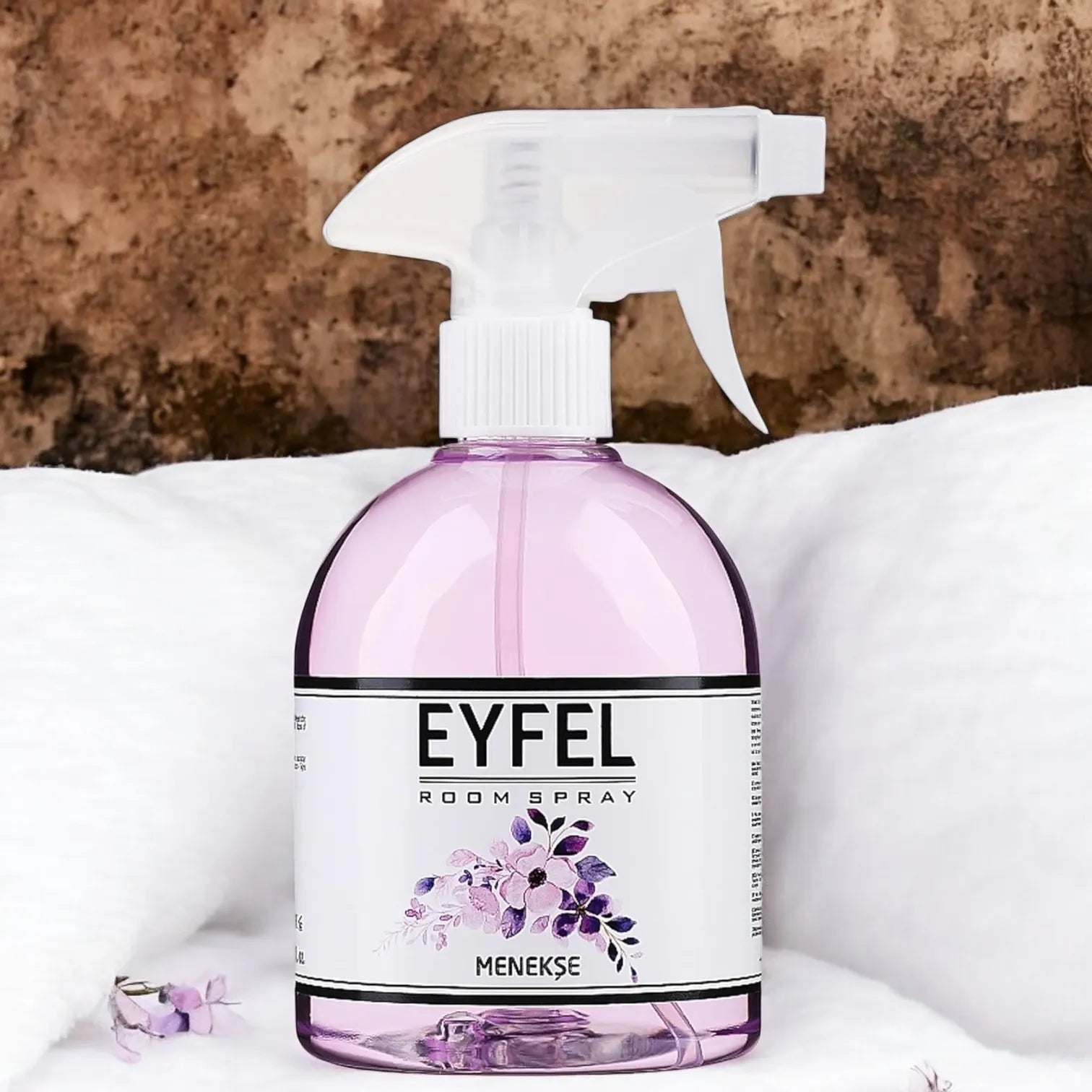 EYFEL Violet Room Spray Air Freshener – 500ml Long-Lasting Floral Fragrance with Essential Oils – Elegant Scent Spray for Home, Office, Bedroom, Bathroom & More – Odor Neutralizer - Damoo