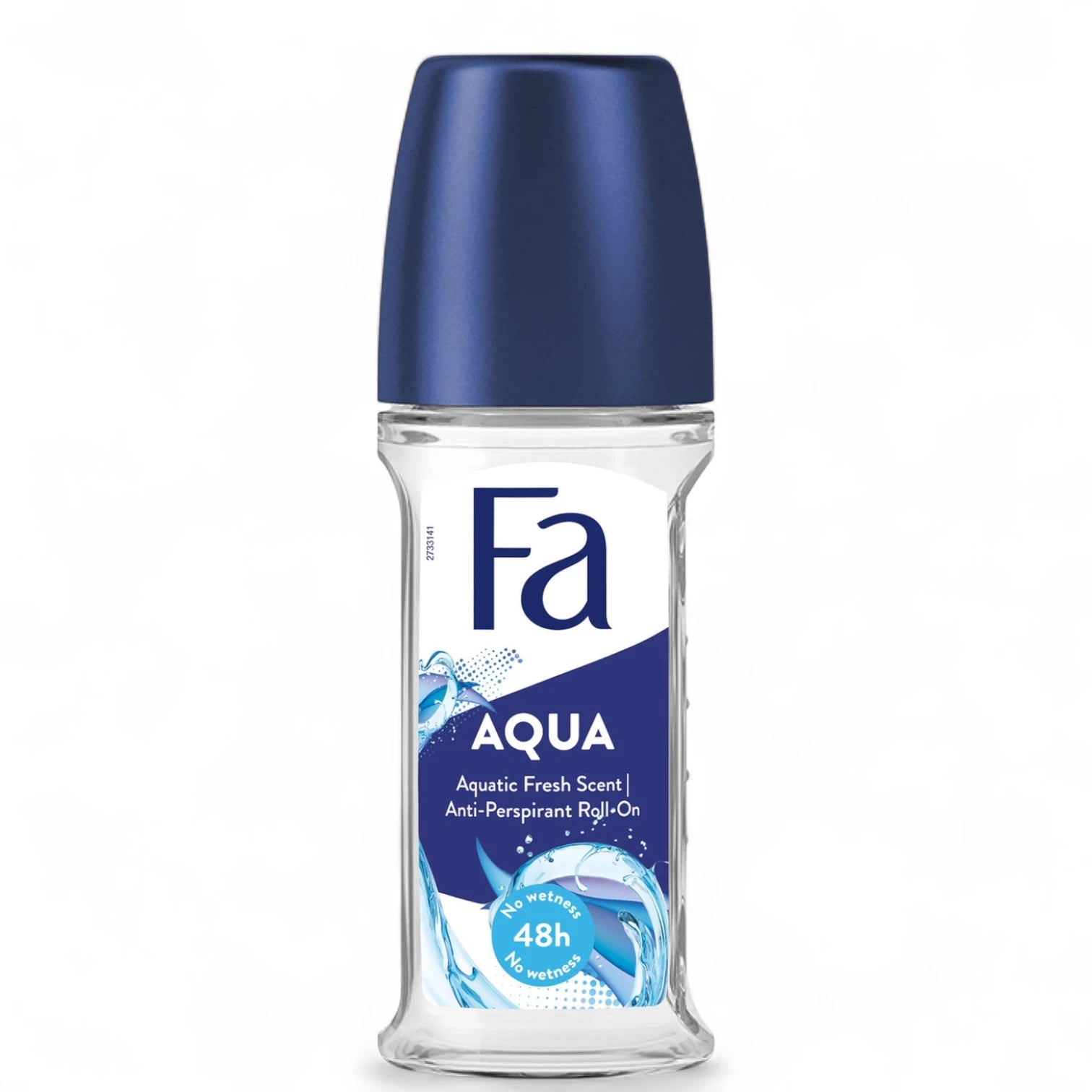 Fa AQUA Roll-On Deodorant  – Aquatic Fresh Scent, 48H Sweat & Odor Protection – 50ml - Damoo
