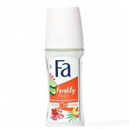 Fa Roll-On Deodorant – Cucumber & Melon Scent | 48H Freshness | Alcohol-Free, Skin-Friendly, Quick Dry Formula – 50ml - Damoo