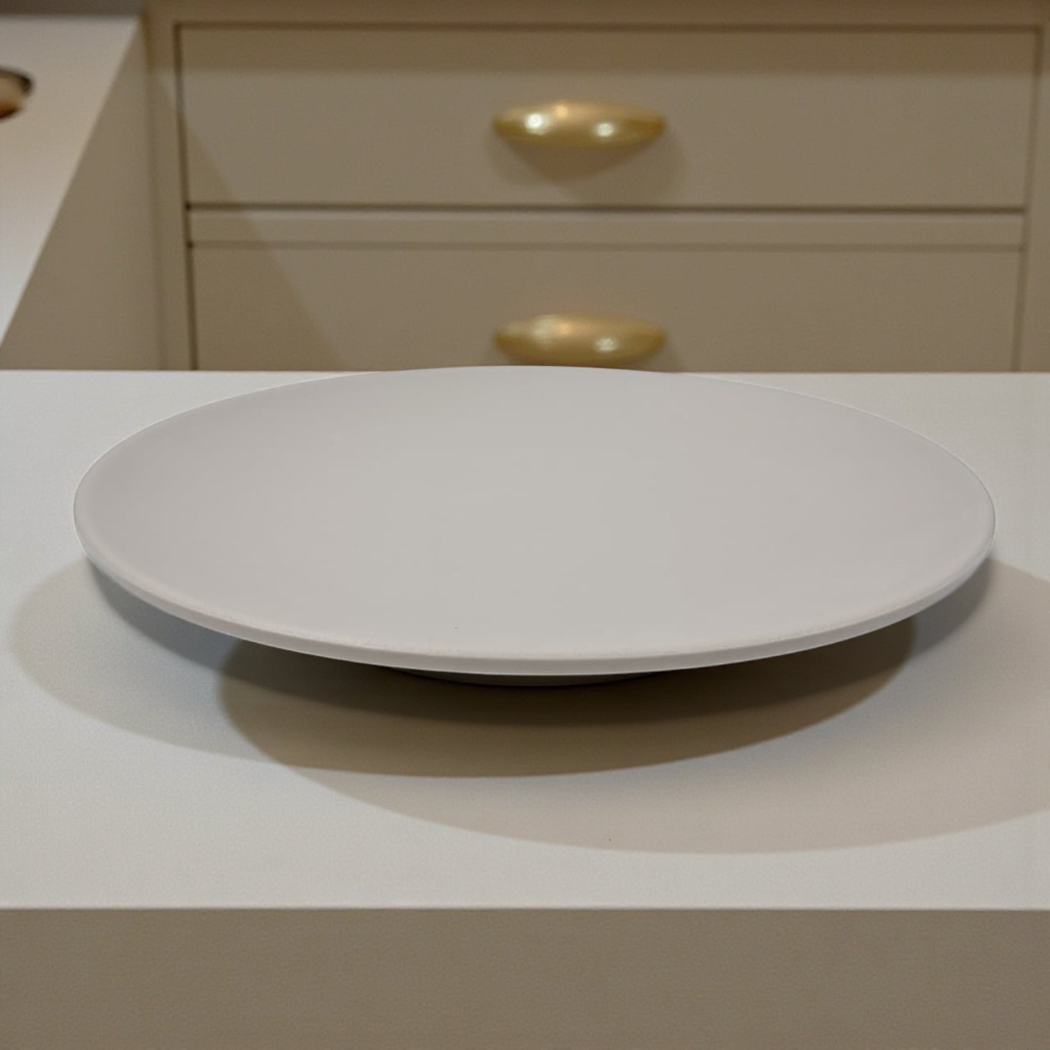 EDGE Melamine Flat Dinner Plate – Premium Unbreakable Plate for Main Courses & Serving | Heat & Cold Resistant | Food-Safe & Dishwasher-Safe | Modern Matte Finish Tableware