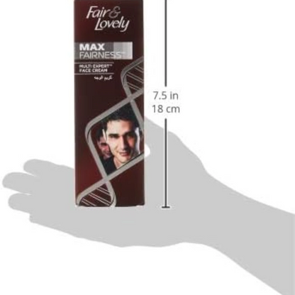 Fair & Lovely Glow & Handsome Instant Brightness Face Cream 100g – Men’s Brightening, Sun Protection & Dark Spot Reducer - Damoo