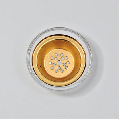 Crystal Bakhoor Burner with Lid – Luxury Glass Oud Incense Charcoal Burner | Elegant Home Fragrance & Arabic Decor Gift