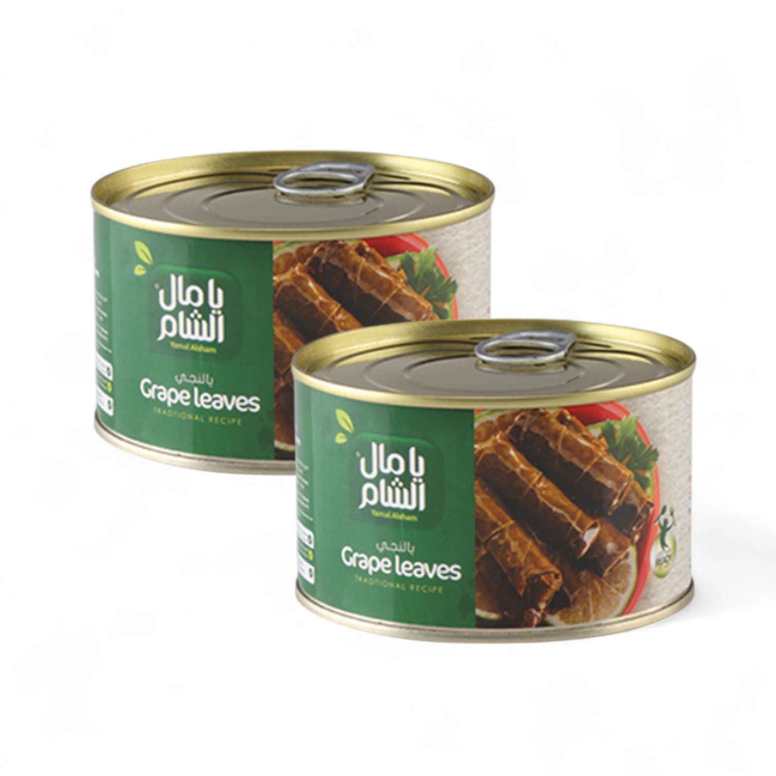 Yamal Alsham Grape Leaves – Pack of 2 x 400g | Premium Warak Enab, Ready for Stuffing, Traditional Middle Eastern Recipe - Damoo