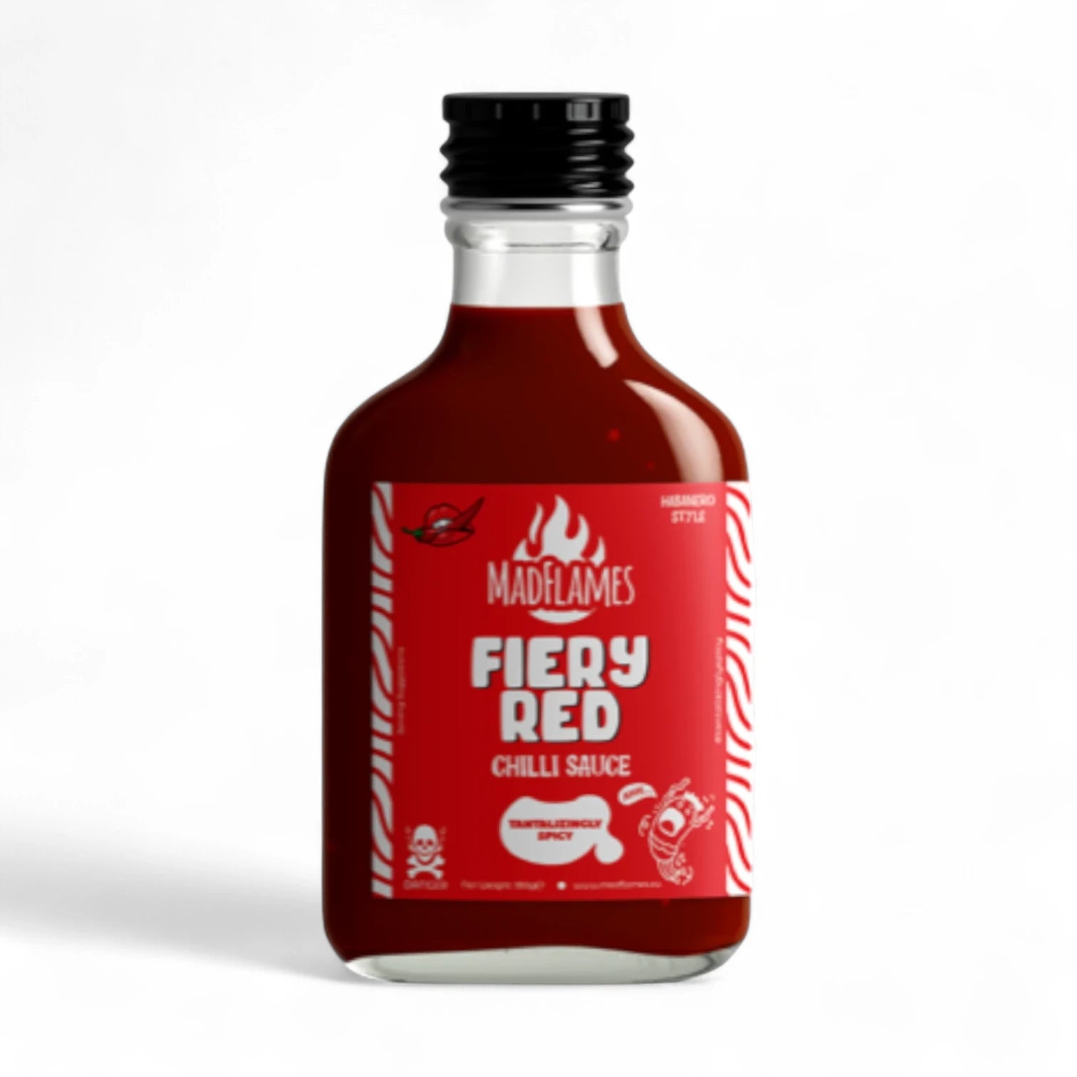 MAD FLAMES Fiery Red Chilli Sauce – 180g | Intense Heat for True Spice Lovers - Damoo