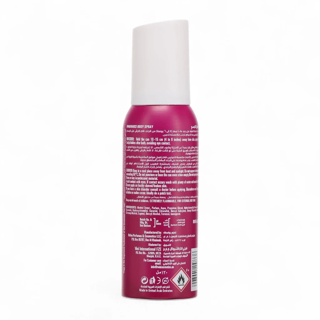 Fogg Delicious Body Spray for Women 120ml Aerosol | Long-Lasting No Gas Deodorant | Fresh & Sensual Fragrance - Damoo