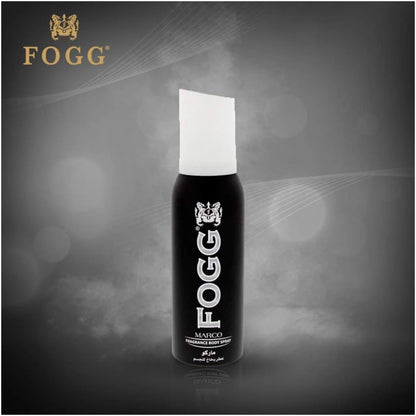 Fogg Marco Body Spray for Men - Long Lasting Fresh Fragrance, 120ml | 800 Sprays | No Gas Deodorant - Damoo