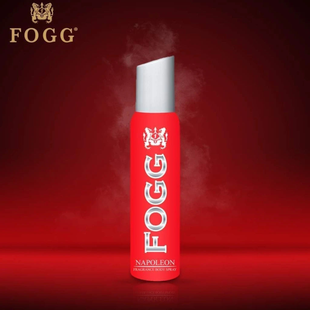 Fogg Napoleon Body Spray for Men - Long-Lasting Fresh Fragrance, 800 Sprays - 120ml - Damoo