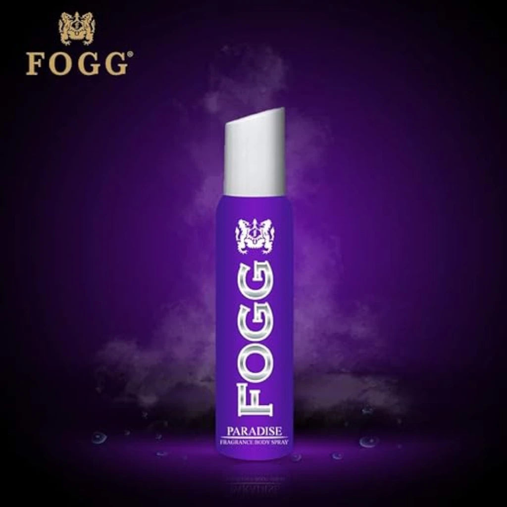 Fogg Paradise Body Spray for Women – Long Lasting Fresh Fragrance, 120ml | No Gas Deodorant | All-Natural Formula - Damoo