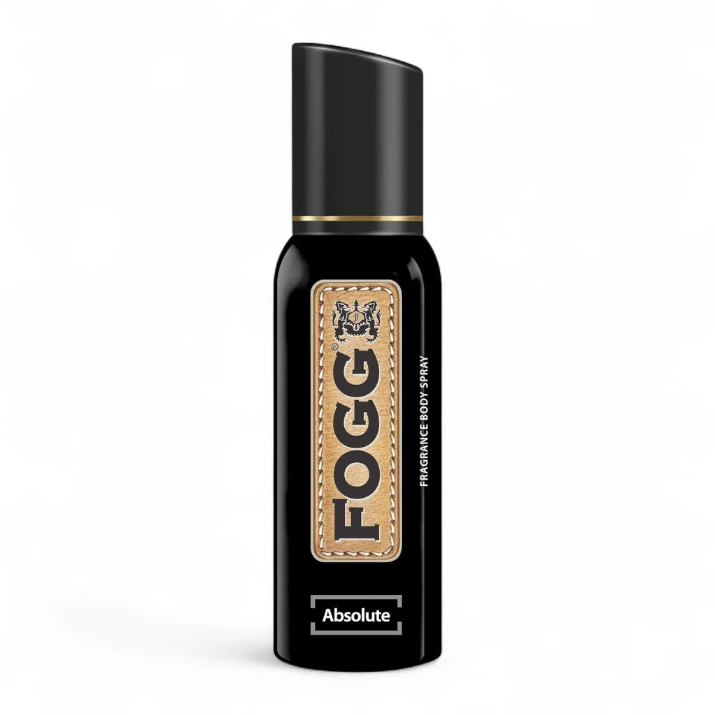 Fogg Range Absolute Body Spray for Men – No Gas, Long-Lasting Fresh Fragrance – 800 Sprays, Alcohol-Free – 120ml - Damoo