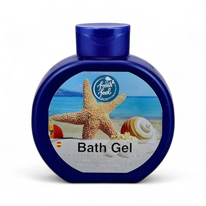 Fresh Feel Spa Marine Bath Gel 750ml – Paraben-Free, Eco-Friendly, Hydrating Sea-Scented Body Wash for All Skin Types - Damoo