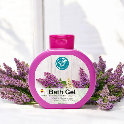 Freshfeel Classic Bath Gel 750ml – Foaming, Moisturizing & Refreshing Shower Gel for Soft & Hydrated Skin - Damoo