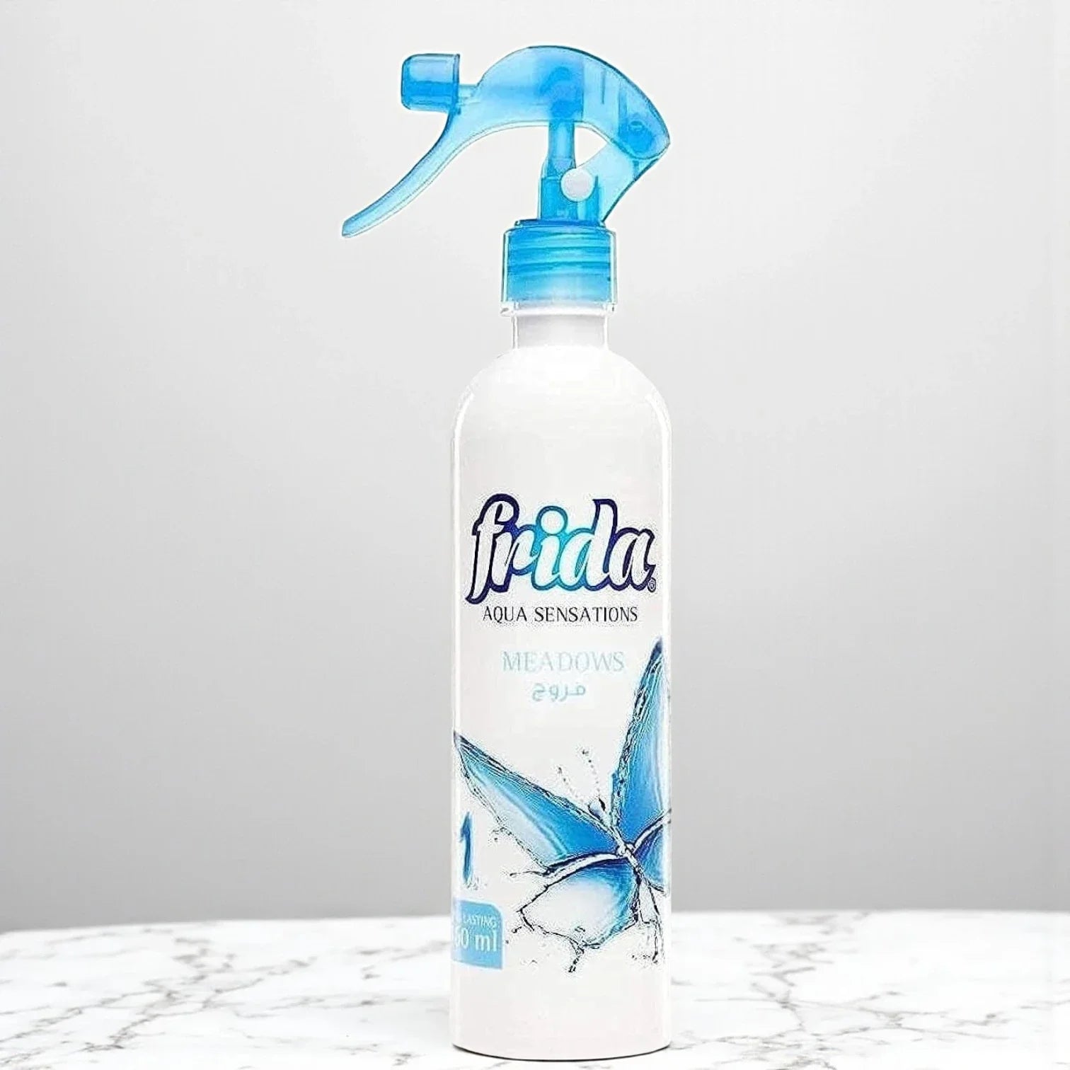 Frida Aqua Air Freshener Spray – 460ml Meadows Scent – Long-Lasting Odor Eliminator for Home, Office & Car (Pack of 1) - Damoo