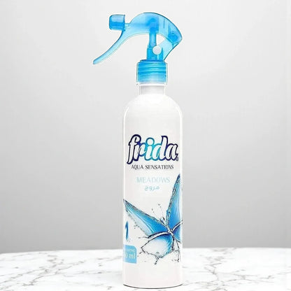 Frida Aqua Air Freshener Spray – 460ml Meadows Scent – Long-Lasting Odor Eliminator for Home, Office & Car (Pack of 1) - Damoo