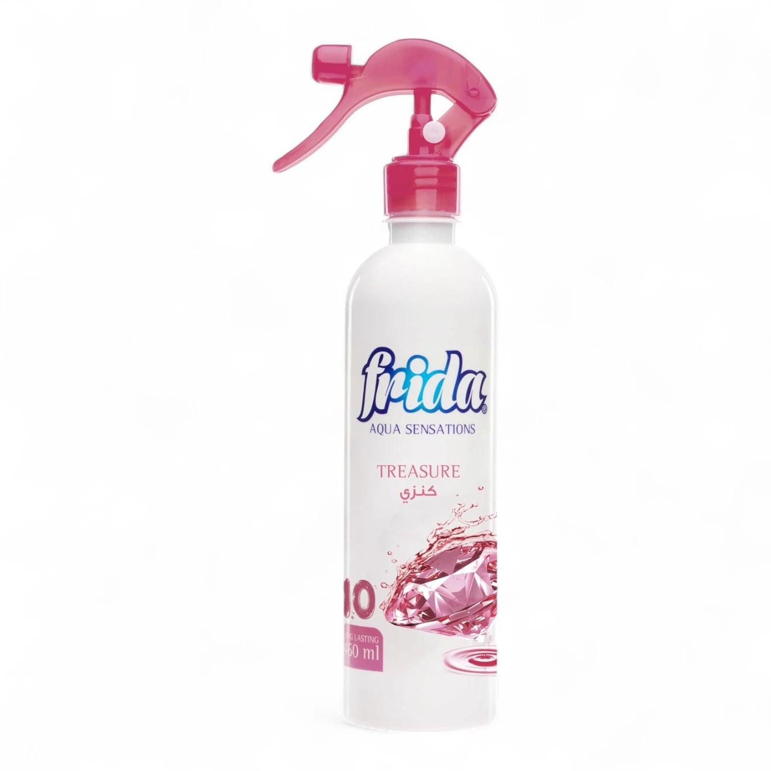 Frida Aqua Satation Air Freshener Spray – Treasure Scent – 460ml – Luxurious Room Spray with Long-Lasting Fragrance & Passive Diffusion - Damoo