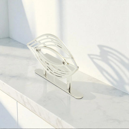 Fursan Clear Acrylic Cake Server with Dome Lid and Iron Handle | Elegant Dessert Display Stand for Cakes, Pastries & Sweets - Damoo
