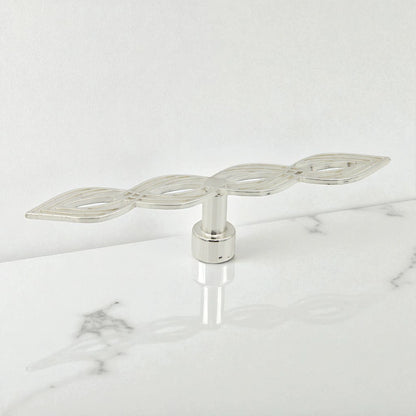 Fursan Clear Acrylic Cake Server with Dome Lid and Iron Handle | Elegant Dessert Display Stand for Cakes, Pastries & Sweets - Damoo