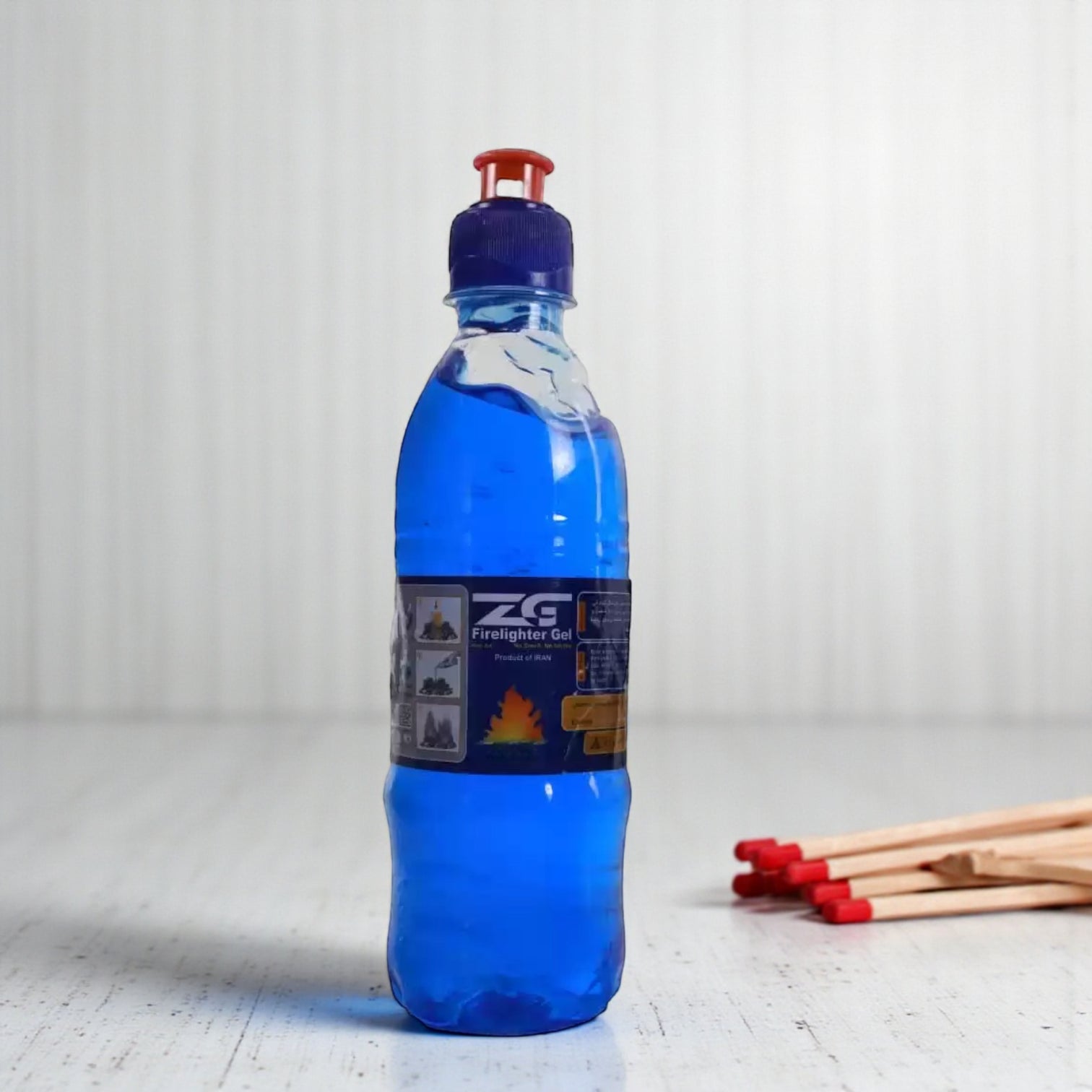 ZG Fire lighter Gel 300ml – Quick & Safe Charcoal Ignition Gel for BBQ, Camping, Bonfires & Outdoor Grilling – No Smoke, No Smell - Damoo