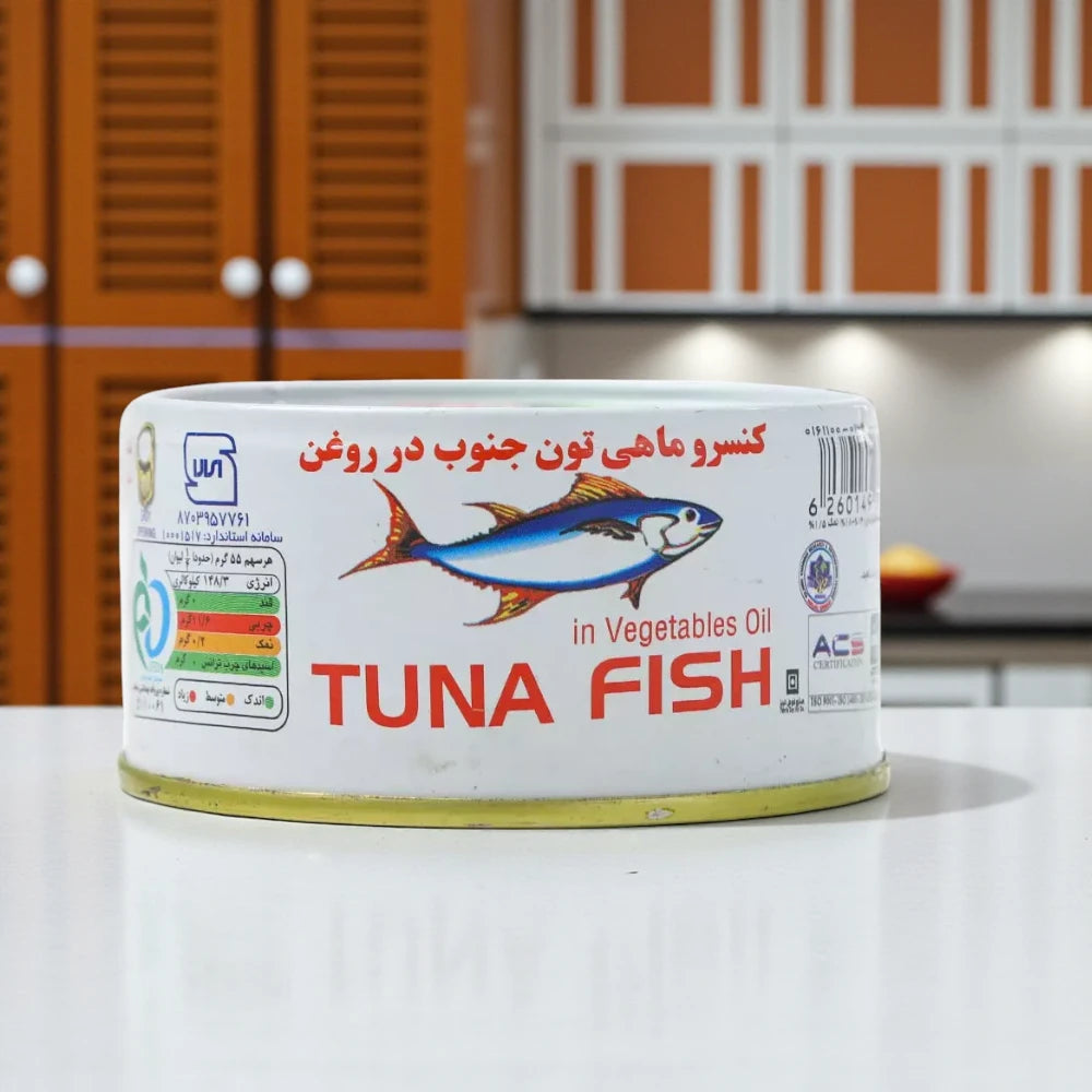 Bandar Abbas Tuna Fish in Vegetable Oil 24 x 190g – White Tuna | High Protein & Omega-3 | Perfect for Sandwiches, Salads & Meals - Damoo