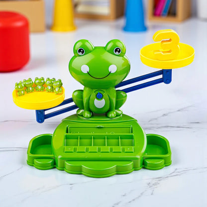 Creative Frog Math Balance Game for Kids – Educational Weighing Scale Toy with Frogs, Numbers & Flashcards | Fun Counting & Early Math Learning Toy Ages 3–7