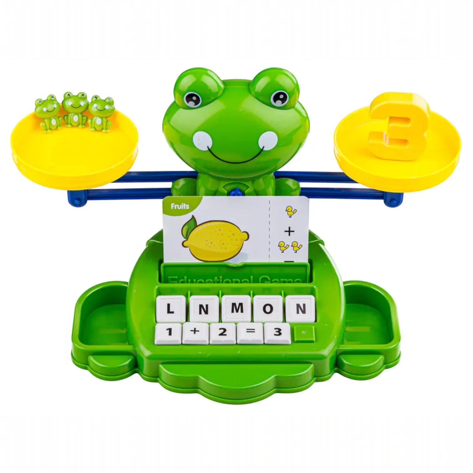 Creative Frog Math Balance Game for Kids – Educational Weighing Scale Toy with Frogs, Numbers & Flashcards | Fun Counting & Early Math Learning Toy Ages 3–7